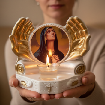 Candela Maicii Domnului Tanguirea facatoare de minuni de la Sihastria