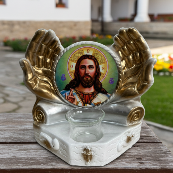 Candela Pacii Iisus Hristos (alba)