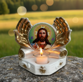 Candela Pacii Iisus Hristos (alba)