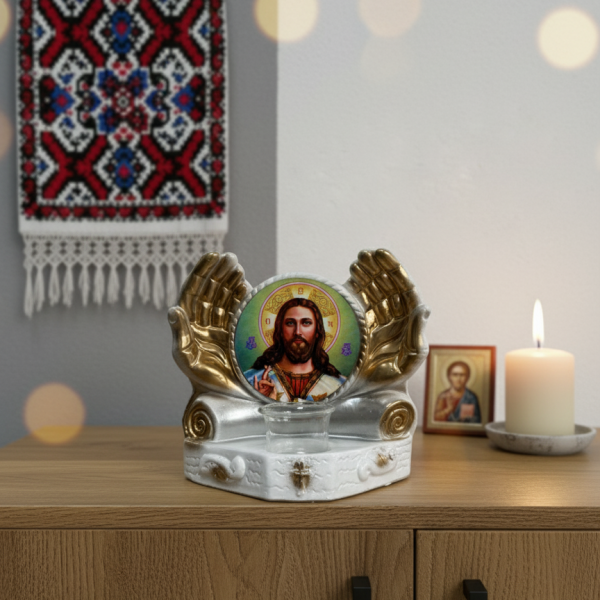 Candela Pacii Iisus Hristos (alba)