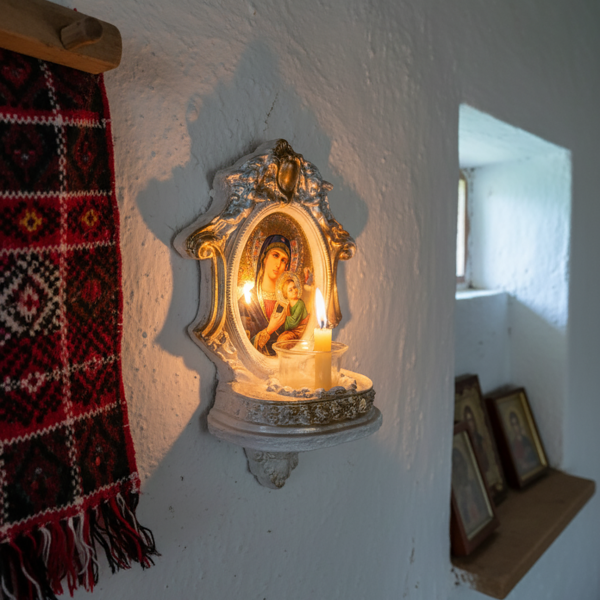 Candela Mantuirii Maica Domnului si Iisus Hristos