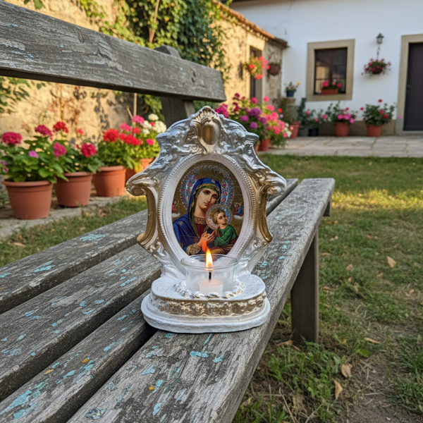 Candela Mantuirii Maica Domnului si Iisus Hristos