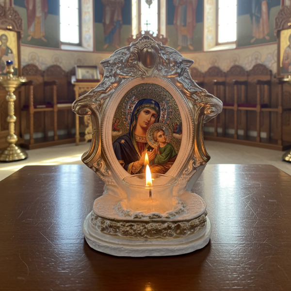 Candela Mantuirii Maica Domnului si Iisus Hristos