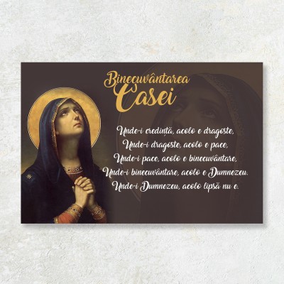 Icoana Binecuvantarea Casei Maica Domnului