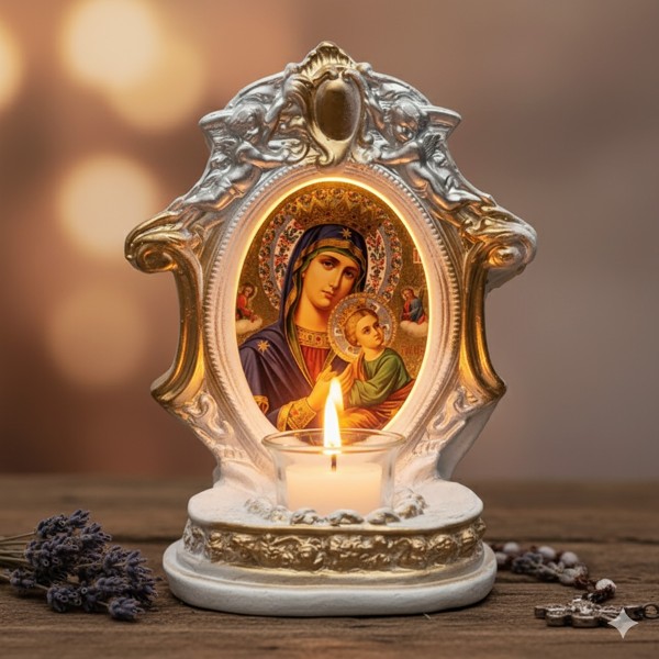 Candela Mantuirii Maica Domnului si Iisus Hristos