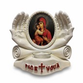 Candela Păcii și Ocrotirii Maica Domnului si Iisus Hristos alba Candela Păcii și Ocrotirii Maica Domnului si Iisus Hristos alba