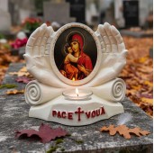 Candela Păcii și Ocrotirii Maica Domnului si Iisus Hristos alba Candela Păcii și Ocrotirii Maica Domnului si Iisus Hristos alba