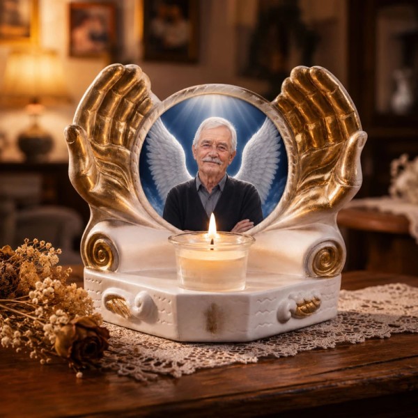 Candelă memoriala aripi de ingeri Candelă memoriala aripi de ingeri