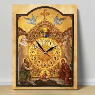 Ceasul rugăciunii, Maica Domnului, Ioan Botezatorul si Iisus Hristos