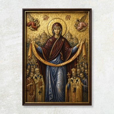 Icoana Acoperamantul Maicii Domnului II