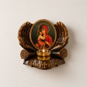 Candela Păcii și Ocrotirii Maica Domnului si Iisus Hristos (maro) Candela Păcii și Ocrotirii Maica Domnului si Iisus Hristos (maro)