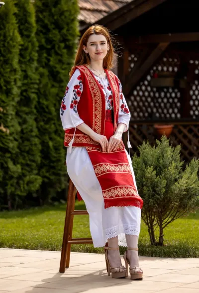 Costum popular tradițional Margareta — miniatura 2