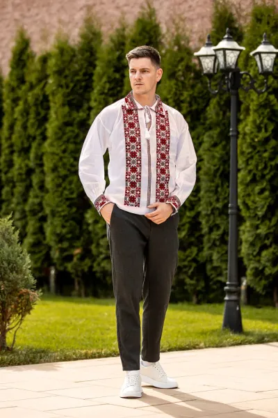 Cămașă tradițională Iancu roșu — miniatura 3
