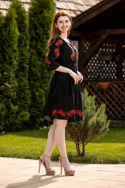 Rochie tradițională Macul — miniatura 3