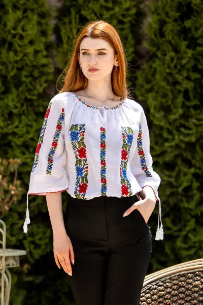 Ie tradițională românească Marieta multicolor
