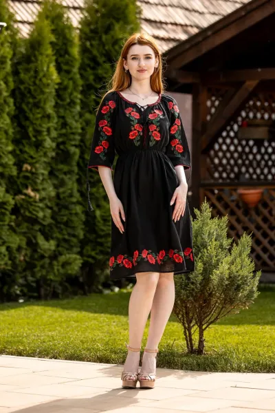 Rochie tradițională Macul — miniatura 4