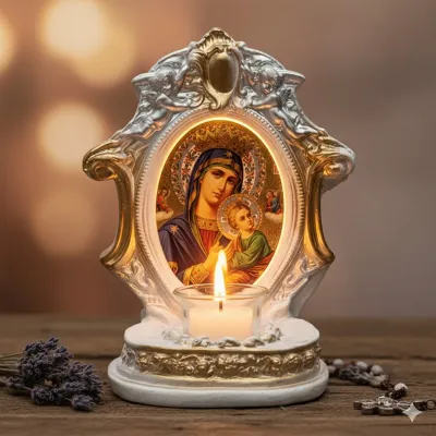 Candela Mântuirii Maica Domnului și Iisus Hristos