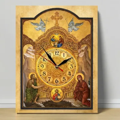 Ceasul rugăciunii, Maica Domnului, Ioan Botezătorul și Iisus Hristos