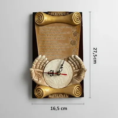 Ceas de perete cu Rugăciunea Tatăl Nostru — miniatura 5
