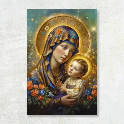 Icoana ortodoxă Maica Domnului Îndrumătoarea — miniatura 1