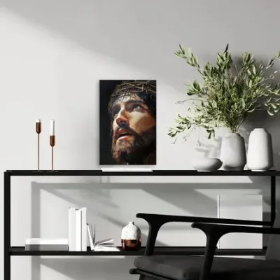 Coroana Suferinței – tablou Isus Hristos — miniatura 2