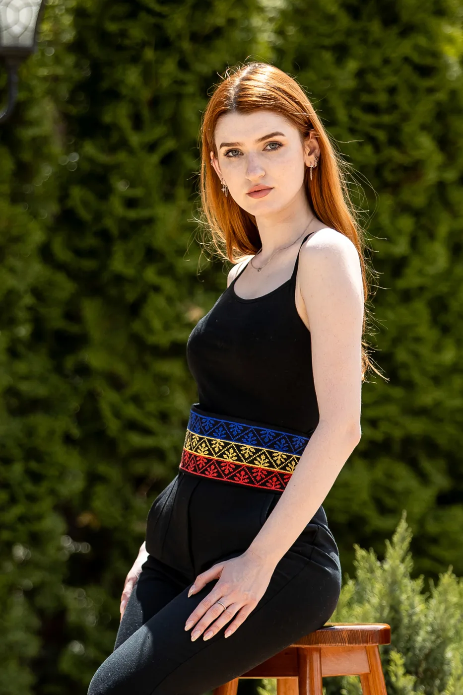 Brâu tradițional Tricolor