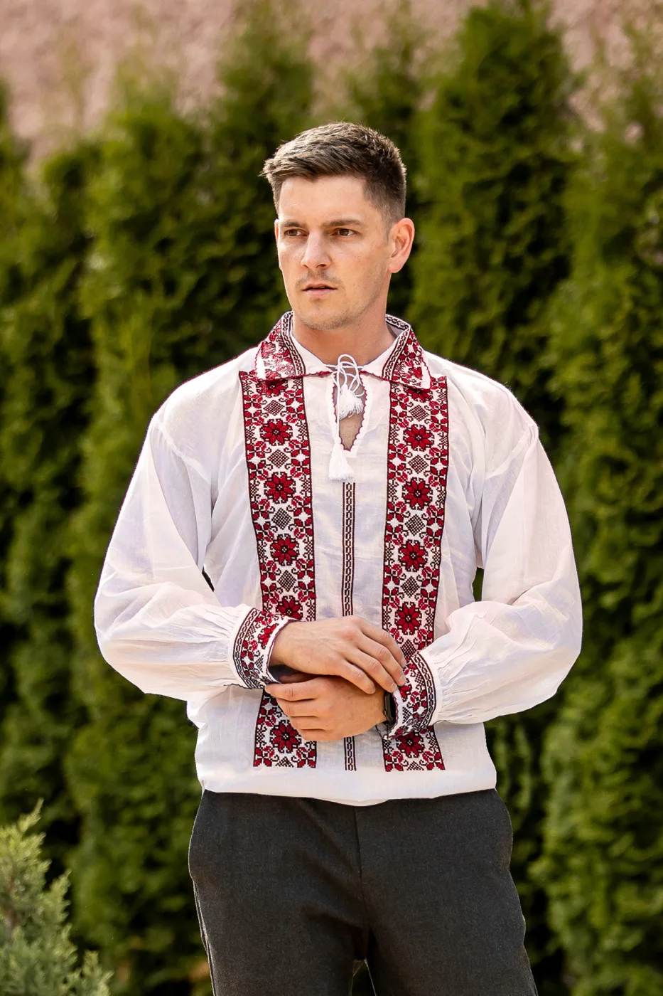Cămașă tradițională Iancu roșu
