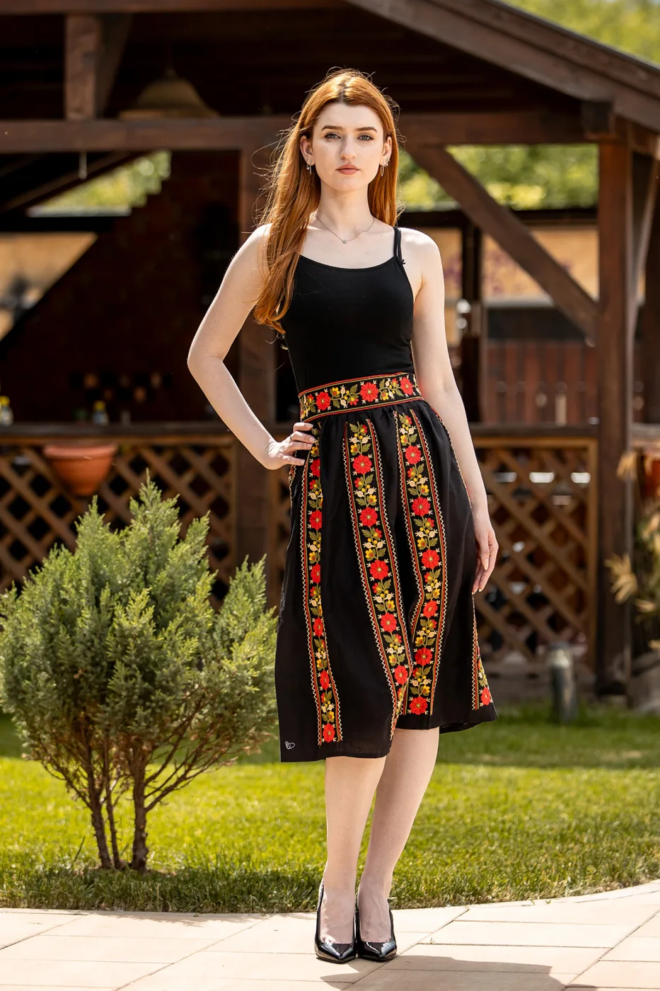 Fustă tradițională Sânzăiana