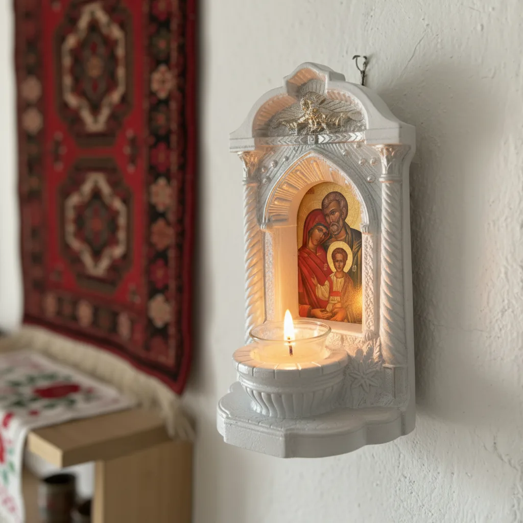 Candela Sfintei Familii (Iisus Hristos ca Prunc, Fecioara Maria și Sfântul Iosif) — imaginea 2