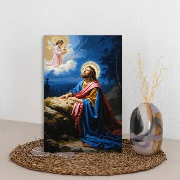 Tablou canvas – Rugăciunea din Grădina cu Măslini — imaginea 4