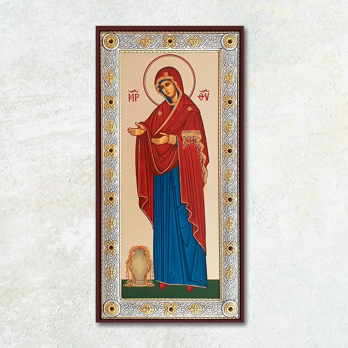 Icoana ortodoxă Sporul Casei Maica Domnului pe pânză canvas
