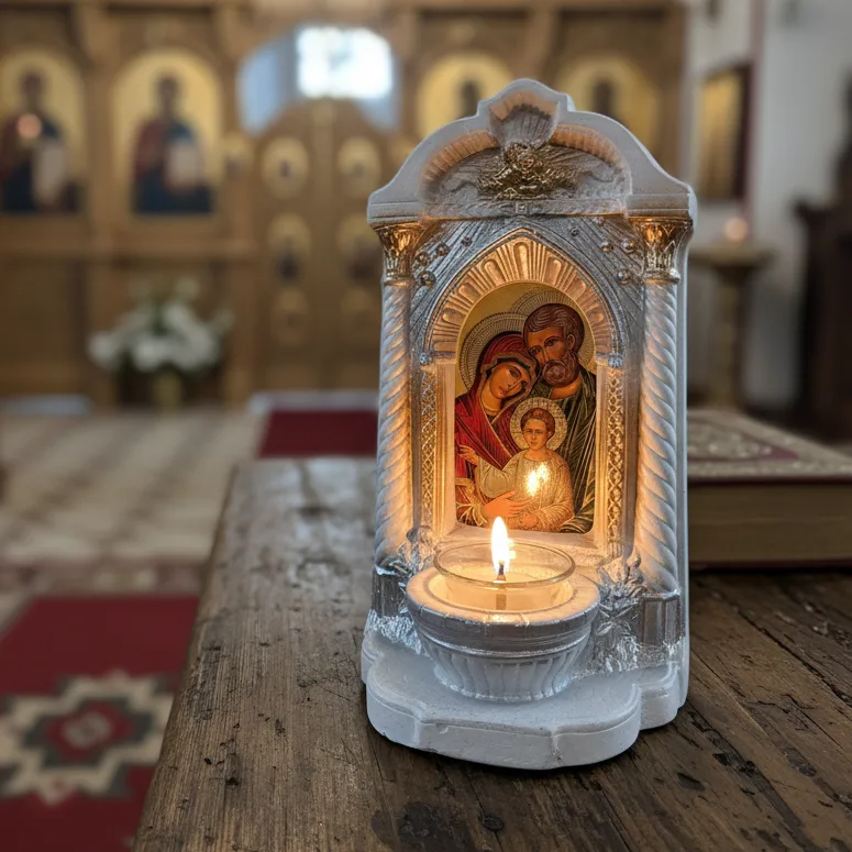 Candela Sfintei Familii (Iisus Hristos ca Prunc, Fecioara Maria și Sfântul Iosif) — imaginea 3